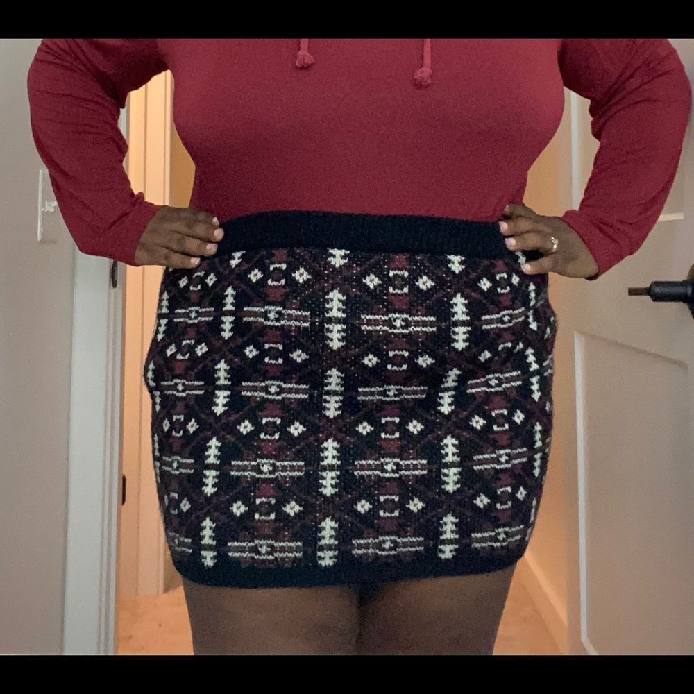 Knitted Mini-Skirt